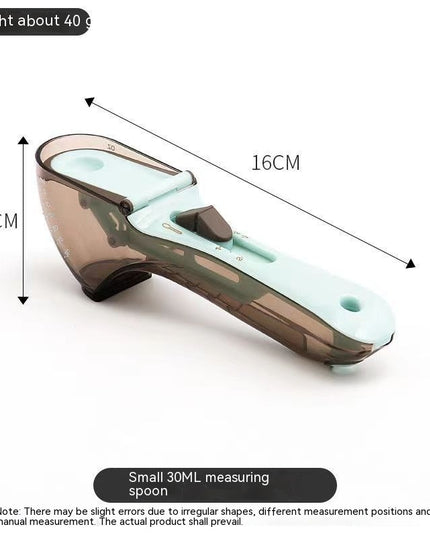 Plastic Adjustable With Scale Measuring Spoon