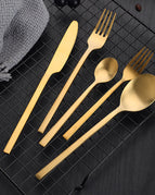Golden matte fivepiece set