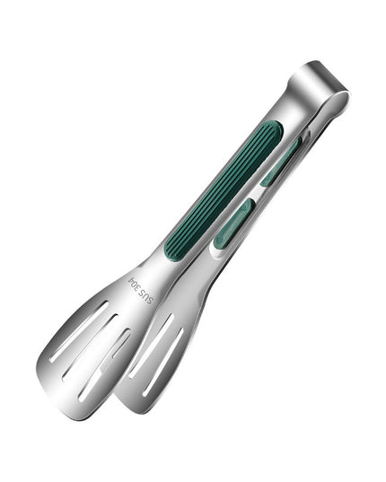 7 9 12inch Kitchen Tongs 304 Stainless Steel Grill Tongs For Cooking BBQ Non-Slip Salad Tongs Clips Tong Kitchen Accessories