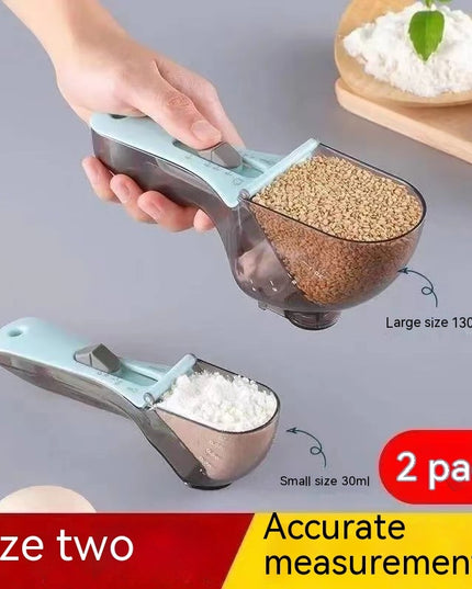 Plastic Adjustable With Scale Measuring Spoon