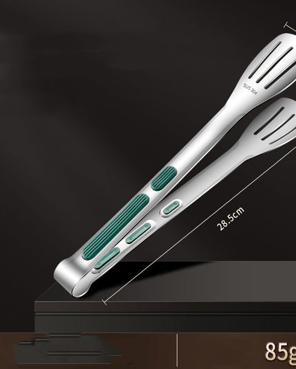 7 9 12inch Kitchen Tongs 304 Stainless Steel Grill Tongs For Cooking BBQ Non-Slip Salad Tongs Clips Tong Kitchen Accessories