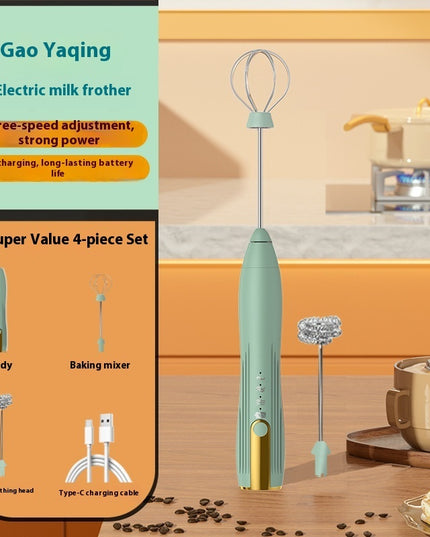 Milk Frother Coffee Blender Handheld Electric Stirring Rod