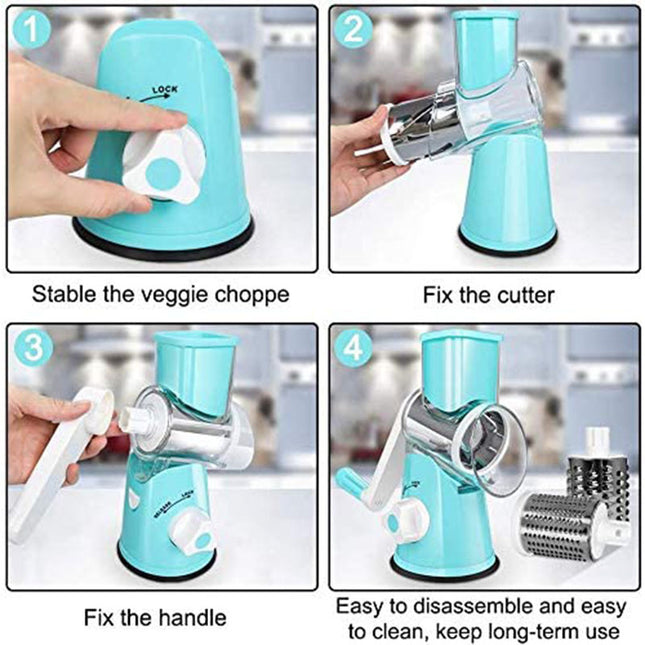 Kitchen Roller Vegetable Slicer Vertical V