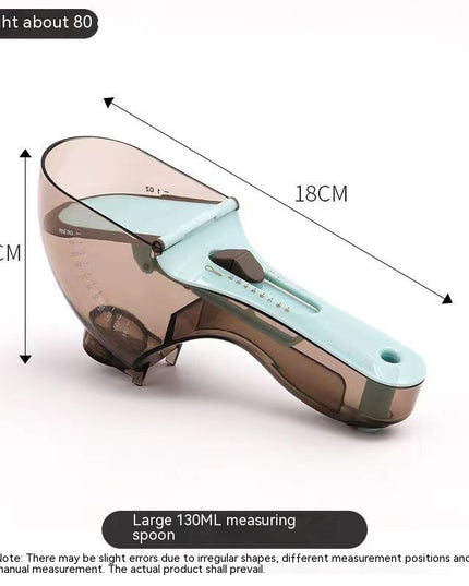 Plastic Adjustable With Scale Measuring Spoon