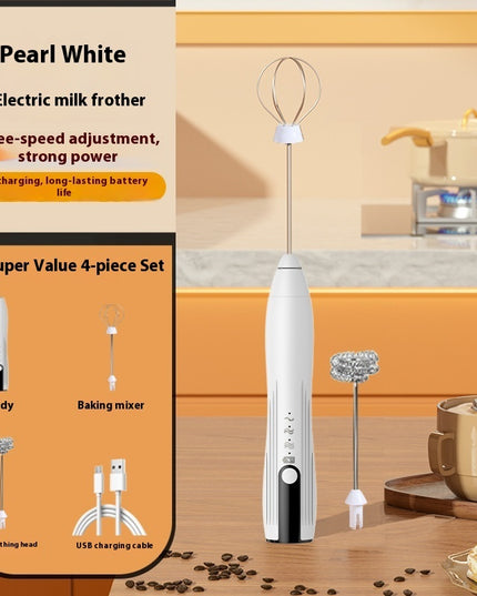 Milk Frother Coffee Blender Handheld Electric Stirring Rod