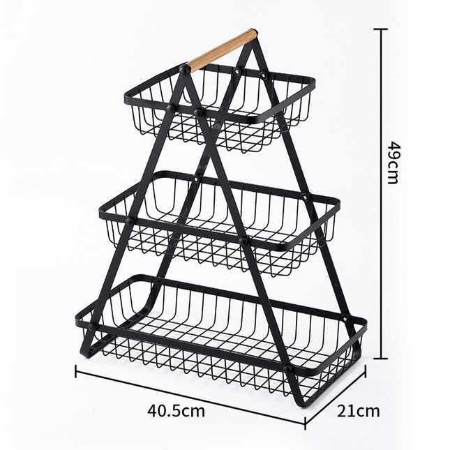 Kitchen Multi-functional Vegetable And Fruit Storage Rack