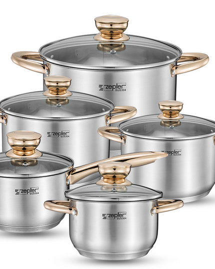 Thickened Double Bottom 304 Stainless Steel sSmall Soup Pot