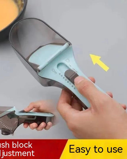 Plastic Adjustable With Scale Measuring Spoon