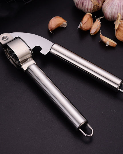 Stainless Steel Garlic Press Household Garlic Masher
