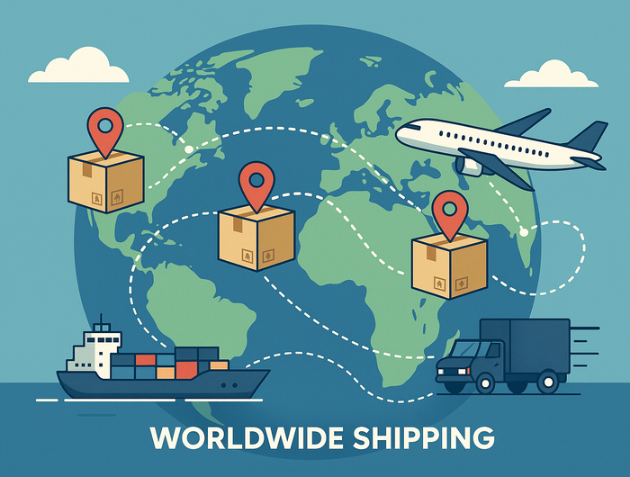 worldwide shipping